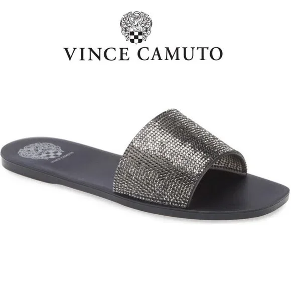 Vince camuto sherpa slides hotsell